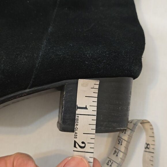 Joie Black Suede Boots 38 - Picture 4 of 11